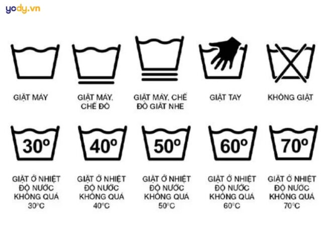 Kí hiệu hướng dẫn giặt