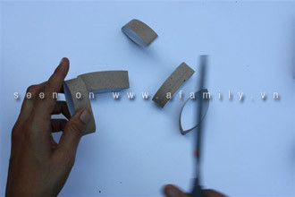 Làm đồ handmade từ lõi giấy vệ sinh để trang trí tường nhà - Chuẩn bị nguyên vật liệu
