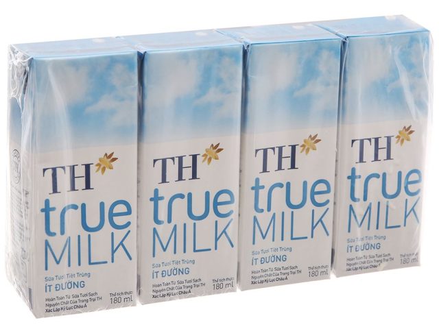 Sữa Tươi Ít Đường TH true Milk 110ml: Dinh Dưỡng Vẹn Nguyên Cho Bé Và Gia Đình