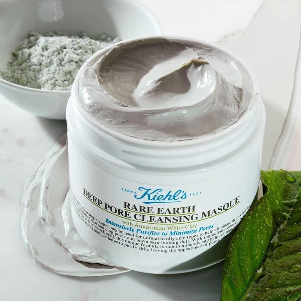 Mặt nạ đất sét Kiehl's Rare Earth Deep Pore Cleansing Masque nổi bật trong top mặt nạ tốt nhất hiện nay