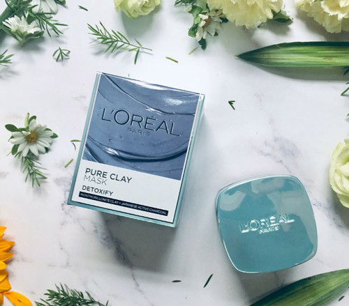 Mặt nạ đất sét L’Oreal Paris Pure Clay Mask Detoxify thanh lọc da và trị mụn đầu đen