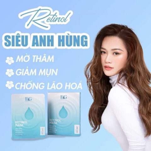 Mặt nạ Retinol E&amp;G, một cách dưỡng ẩm cho da khô tại nhà chuyên sâu