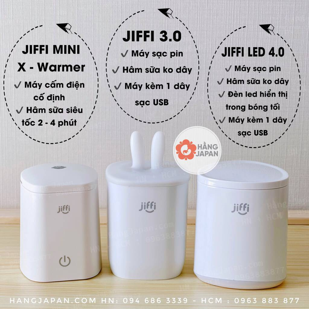 Review Máy Hâm Sữa Cầm Tay Jiffi 4.0 Mới Nhất