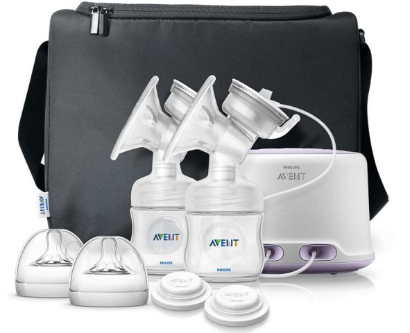 Máy hút sữa Avent với thiết kế phễu hoa tuyết đặc trưng, ôm trọn bầu ngực