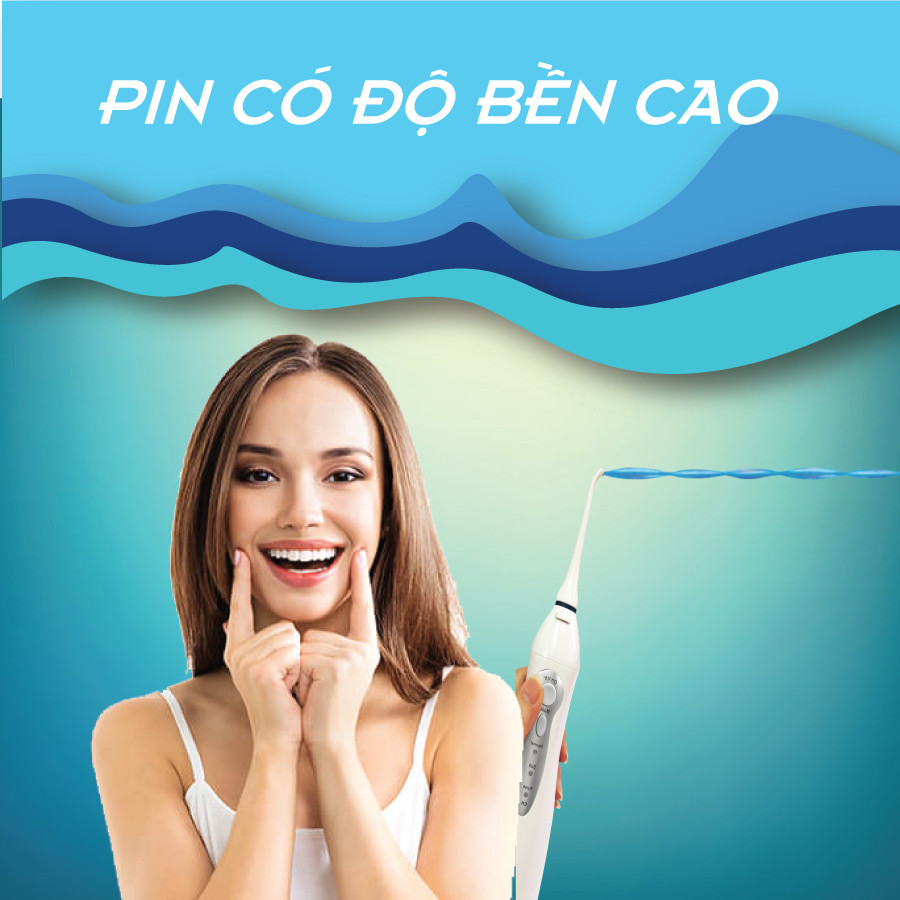 Máy tăm nước không dây với pin bền, yếu tố quan trọng khi lựa chọn nên mua tăm nước loại nào cho tiện lợi