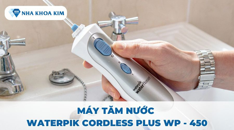 Máy tăm nước Waterpik Cordless Plus WP - 450 chuyên dụng