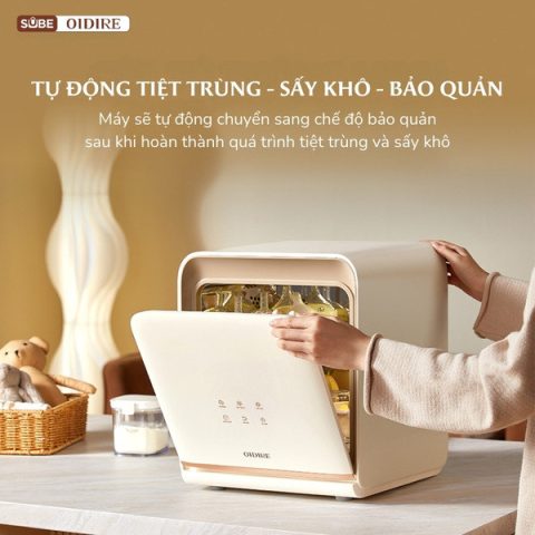 Máy tiệt trùng bình sữa tốt nhất OIDIRE ODI03A với công nghệ plasma