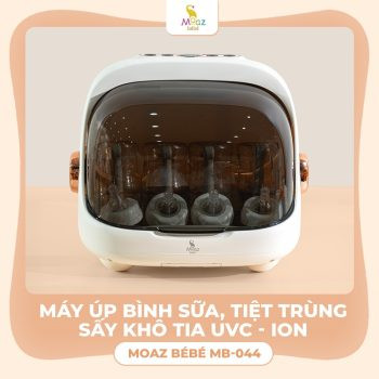 Máy úp bình sữa tiệt trùng sấy khô tia UVC Moaz BéBé MB-044
