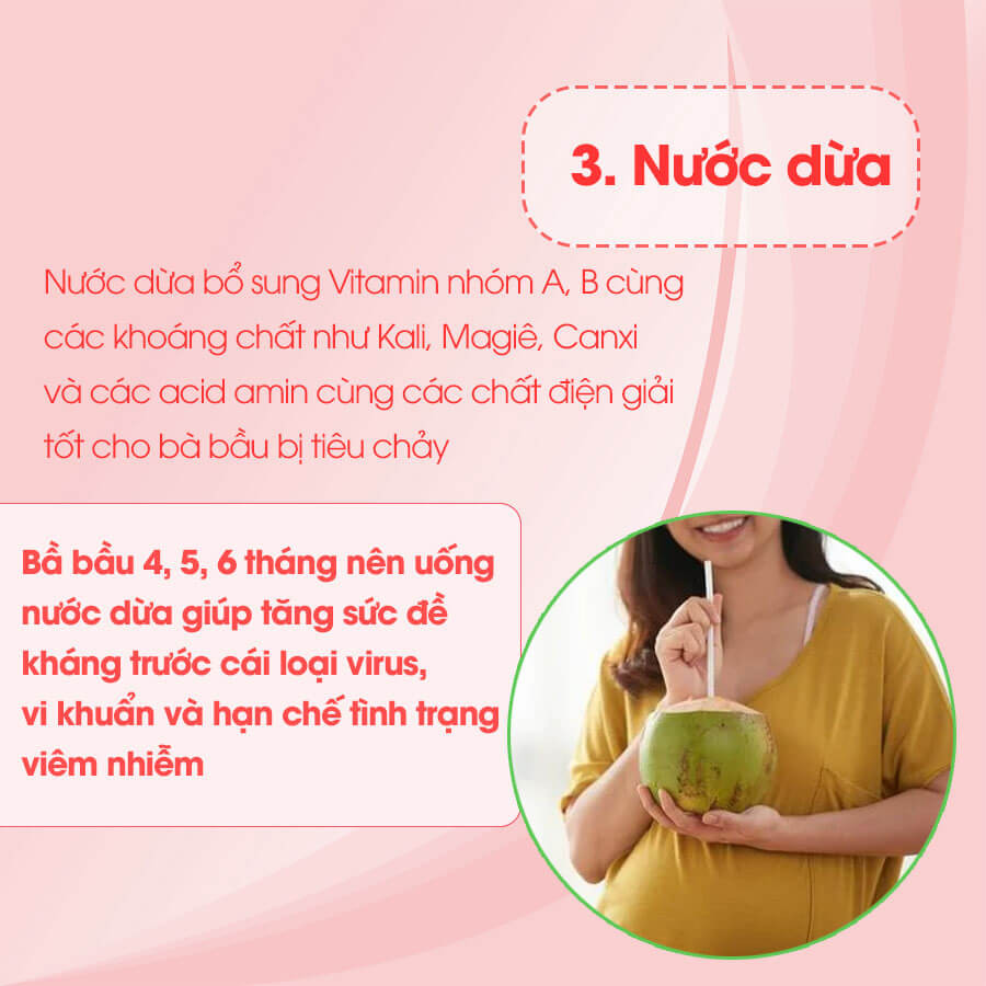 Mẹ bầu bị tiểu đường thai kỳ có thể uống nước dừa tươi nguyên chất