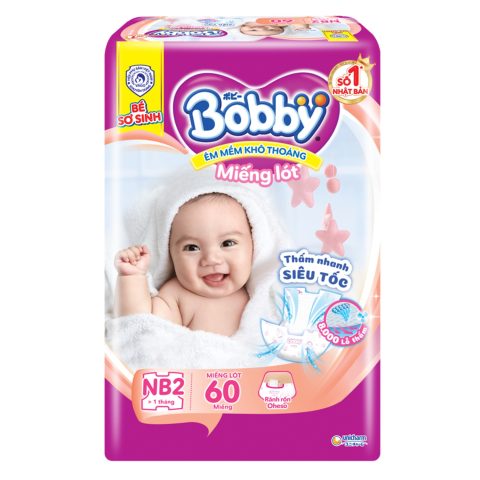 Miếng lót sơ sinh Bobby Newborn 2: Lựa chọn tối ưu cho bé yêu