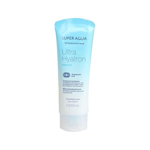 Missha Super Aqua Ultra Hyalron Peeling Gel, tẩy tế bào chết cấp ẩm