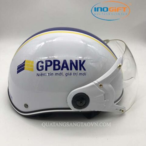 mũ bảo hiểm ngân hàng GPBank quà tặng 8 3 dưới 200k