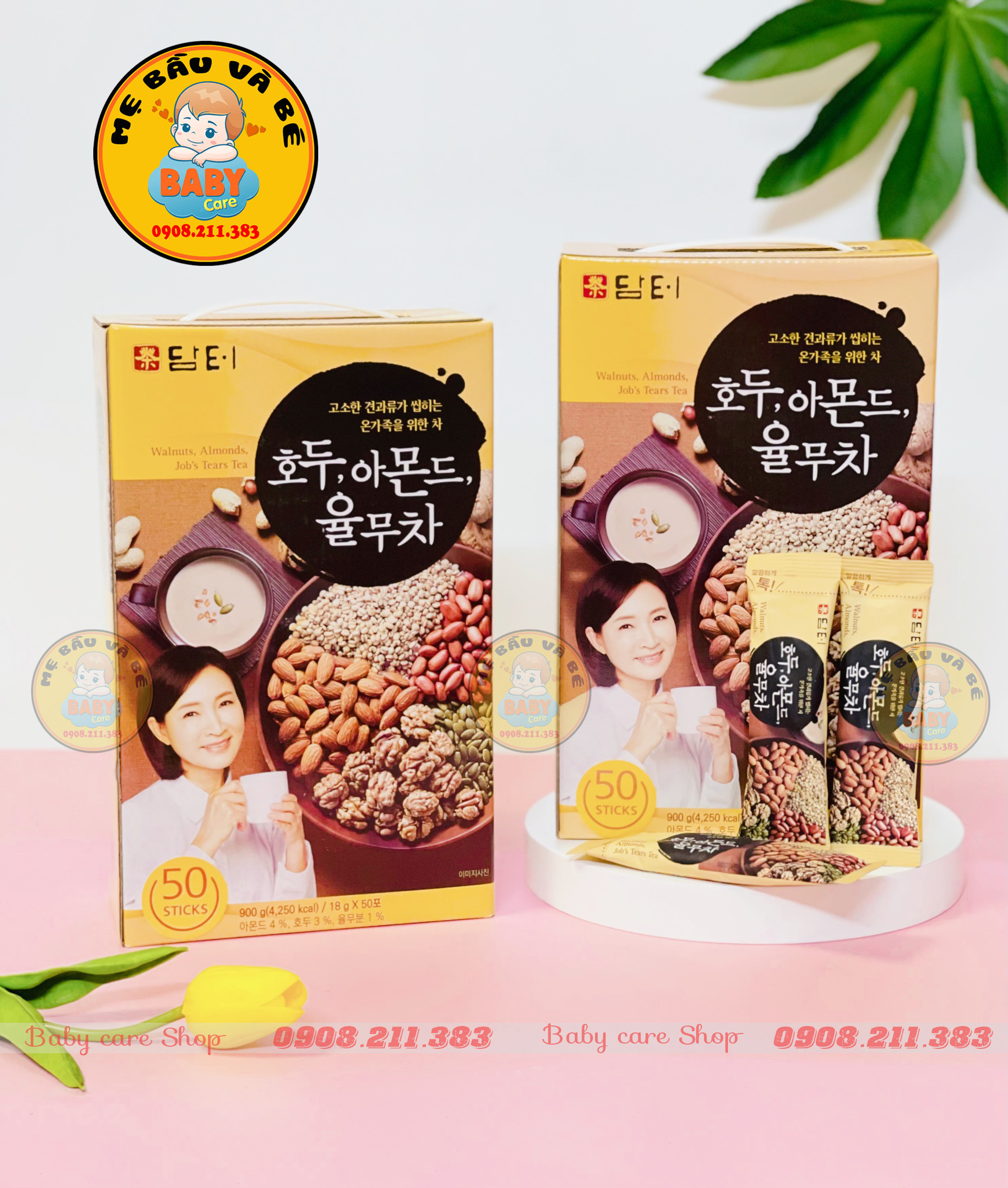 Ngũ Cốc Hàn Quốc 50 gói Damtuh dinh dưỡng cho cả gia đình