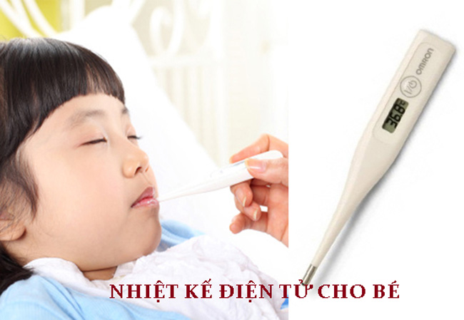 Loại nhiệt kế nào tốt cho bé: Hình ảnh nhiệt kế điện tử
