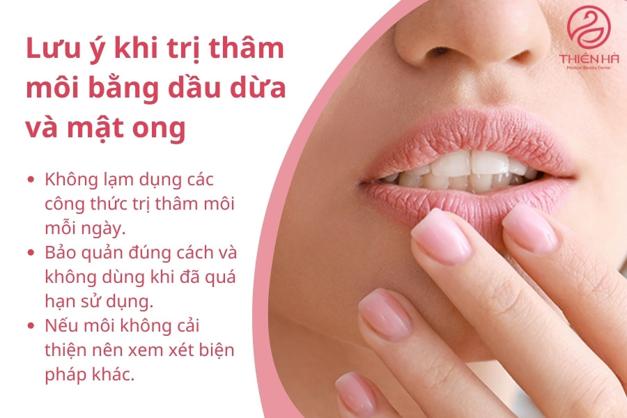 Những lưu ý quan trọng khi trị thâm môi bằng dầu dừa và mật ong để đạt hiệu quả tối ưu