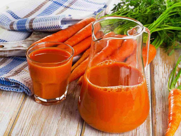Nước ép cà rốt với dứa tươi ngon, tốt cho sức khỏe