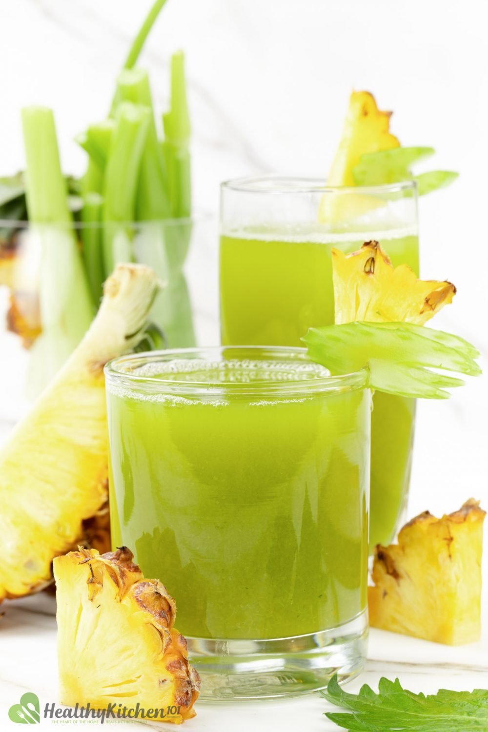 Nước ép dứa cần tây giảm cân chua ngọt tự nhiên