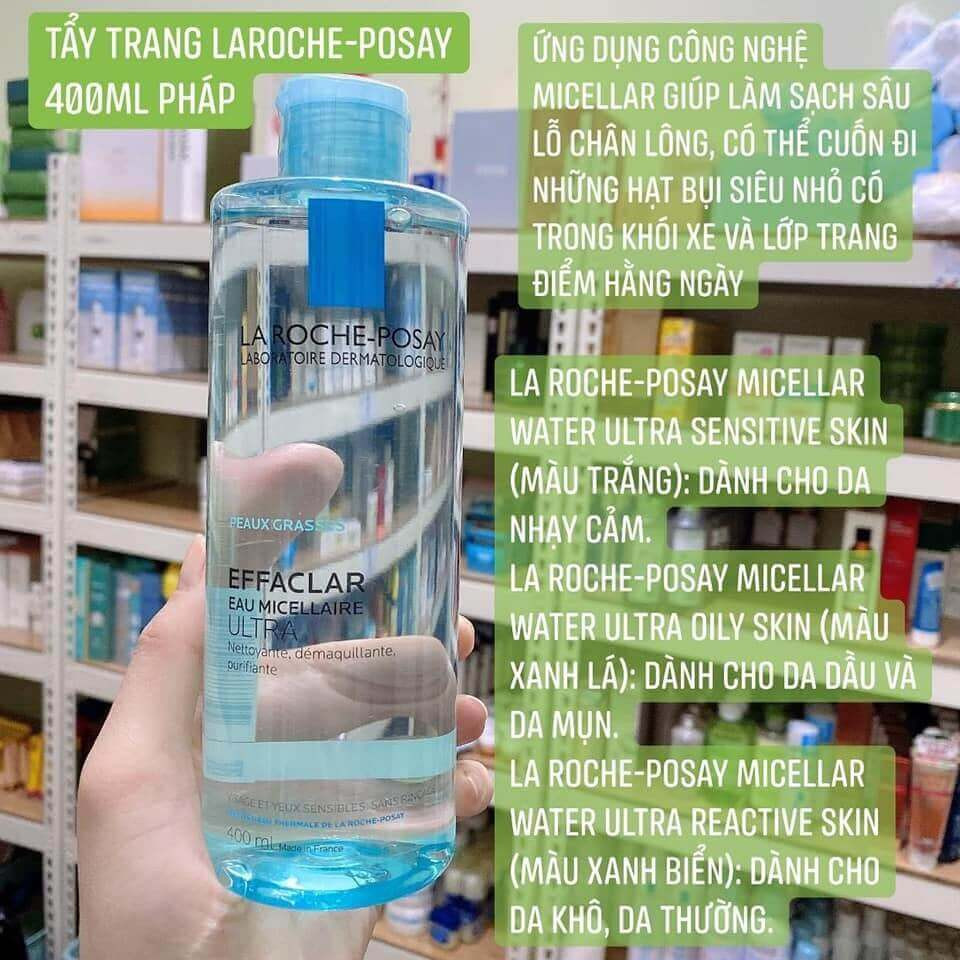 Nước Tẩy Trang La Roche-Posay Effaclar Micellar Water Ultra Oily Skin cho da dầu mụn