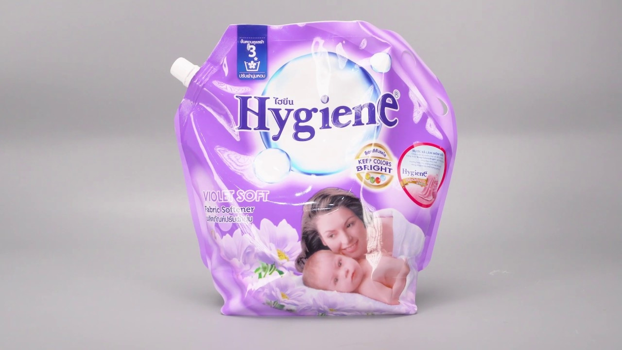 Nước xả Hygiene Violet Soft hương hoa violet quyến rũ, nhẹ nhàng