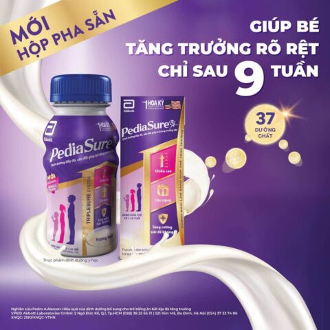sữa Pediasure pha sẵn có tốt không hộp giấy 180ml