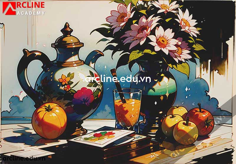 Tranh Vẽ Bình Hoa Đơn Giản: Hướng Dẫn Chi Tiết Từ A-Z