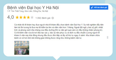 Phản hồi của bệnh nhân về dịch vụ tại Bệnh viện Đại học Y Hà Nội chuyên khoa tai mũi họng