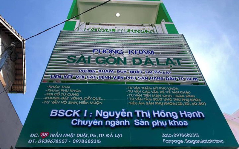 phòng khám sản phụ khoa đà lạt sài gòn