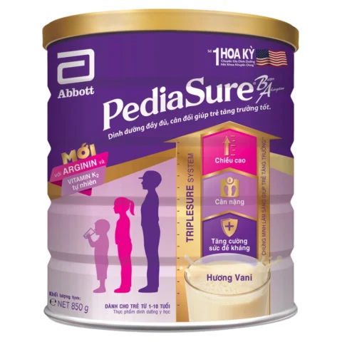 Sữa Pediasure - sữa tăng cân cho bé 1 tuổi chậm lớn hiệu quả