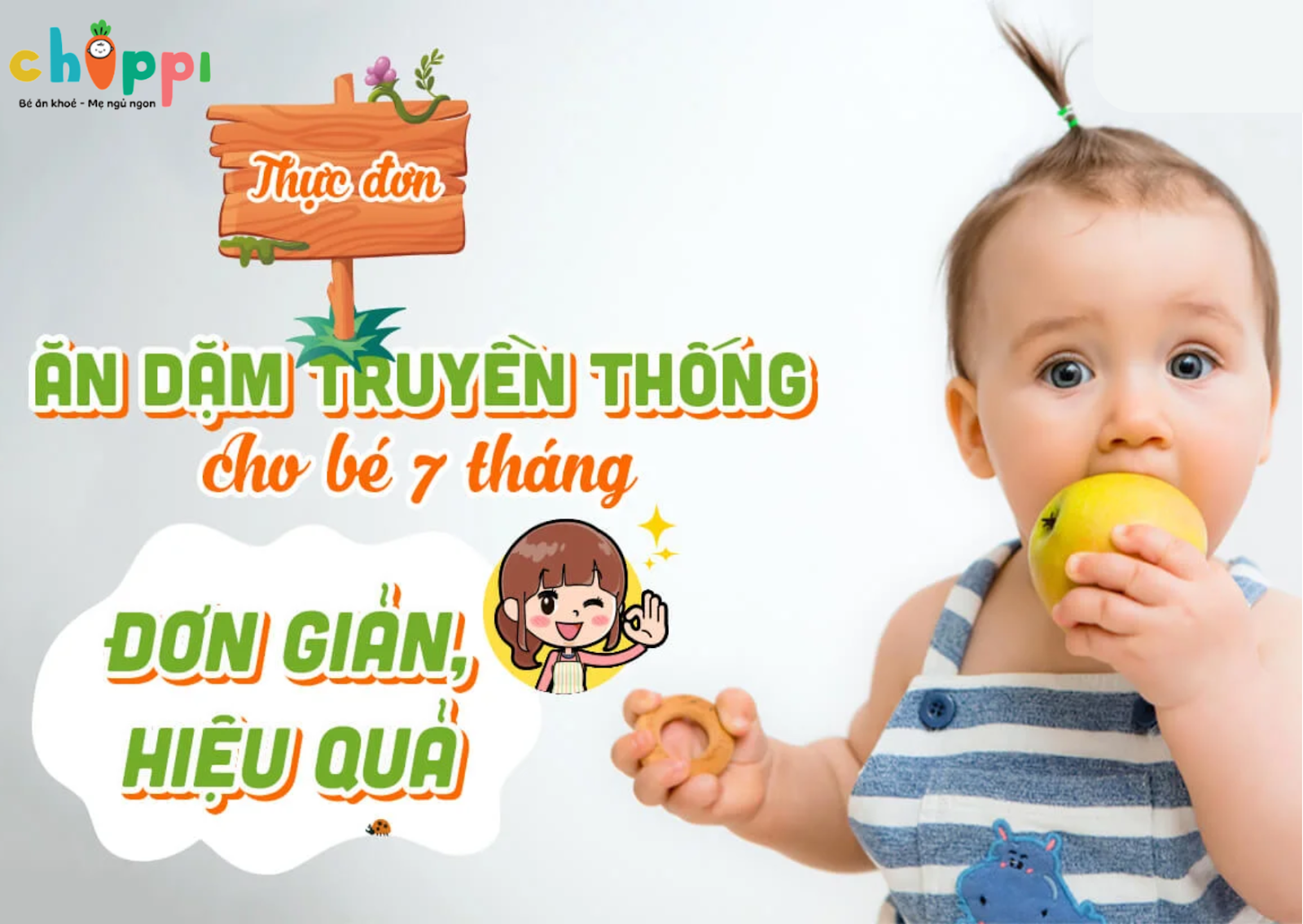 Gợi ý thực đơn ăn dặm cho bé 15 tháng
