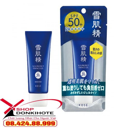 Sản phẩm kem chống nắng Kose Nhật Bản dạng gel giúp bảo vệ da khô hiệu quả
