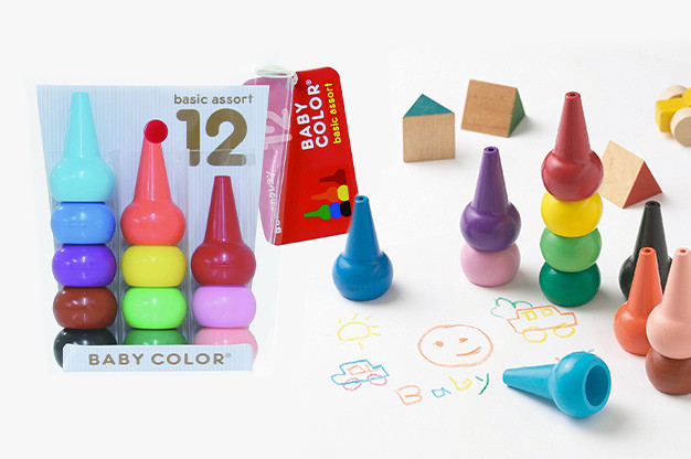 Sáp màu hình chóp Baby Color, một thiết kế sáp màu an toàn cho bé độc đáo giúp phát triển vận động tinh