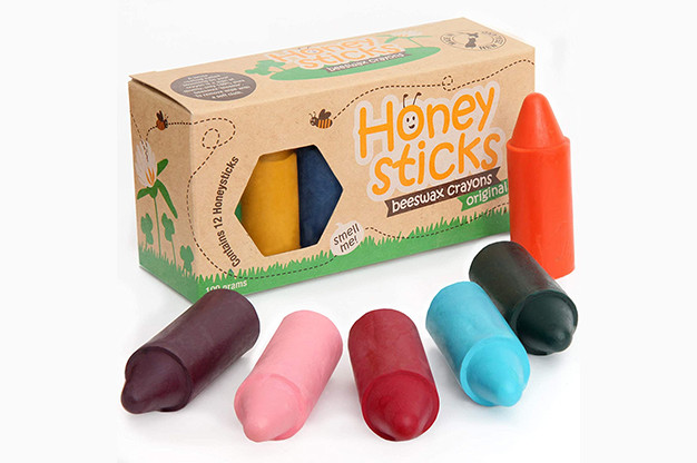 Sáp màu ong Honeystick, một loại sáp màu an toàn cho bé làm từ sáp ong tự nhiên