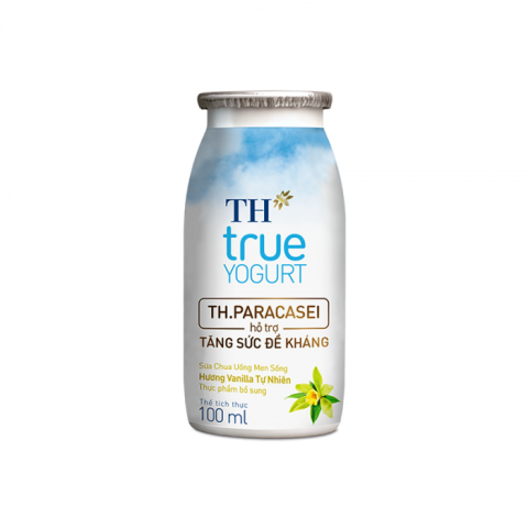 Sữa Chua Uống Men Sống TH True Yogurt Hương Vani Toàn Diện