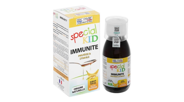 Siro Special Kid Immunite từ Pháp giúp tăng cường sức đề kháng và kháng khuẩn cho trẻ