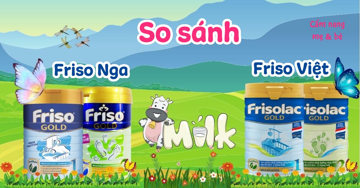 So Sánh Friso Nga Và Friso Việt Chi Tiết: Đánh Giá Toàn Diện