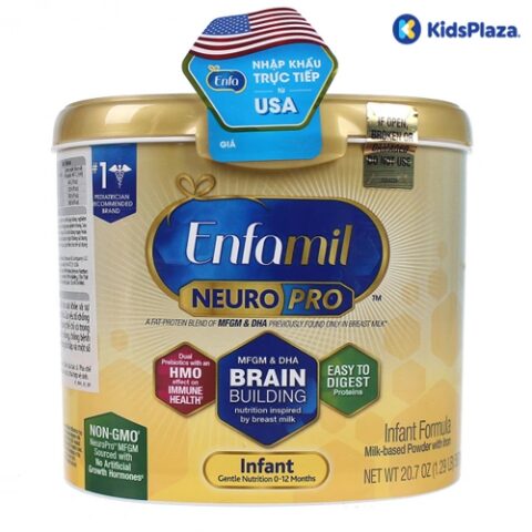 Sữa Enfamil NeuroPro Infant, dòng sữa Enfamil 0-6 tháng tuổi hỗ trợ phát triển não bộ