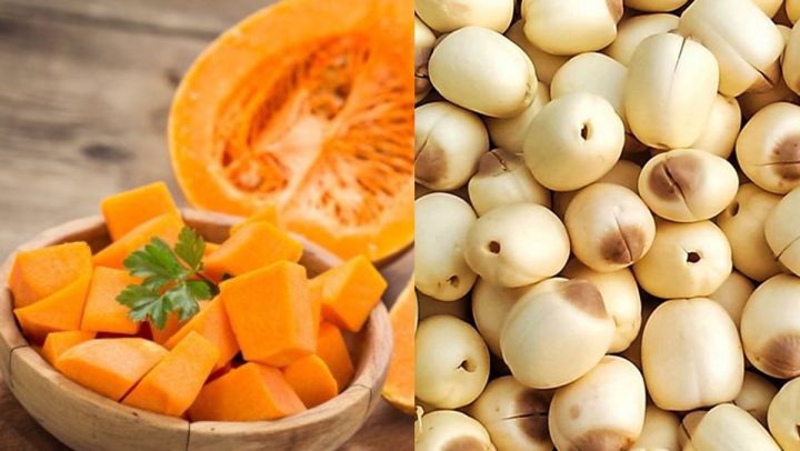 Cách chọn mua hạt sen tươi ngon, chất lượng để nấu sữa bí đỏ hạt sen tăng cân cho bé