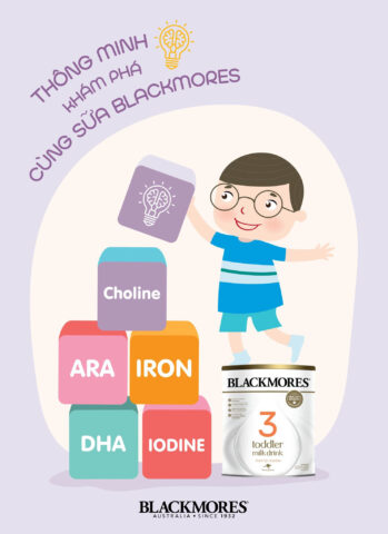 Sữa Blackmores số 1 phát triển trí não và cân nặng tối ưu cho bé