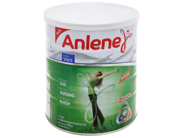 Sữa bột Anlene Movepro vani lon 800g cho người từ 19-50 tuổi