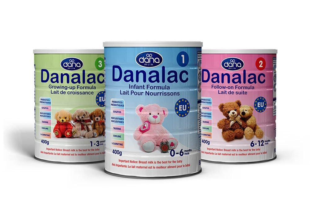 Sữa bột Danalac - các loại sữa dành cho trẻ em