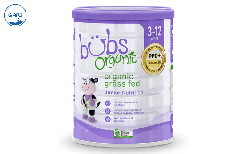 Sữa Bubs Organic Bovine, dinh dưỡng hữu cơ từ Úc