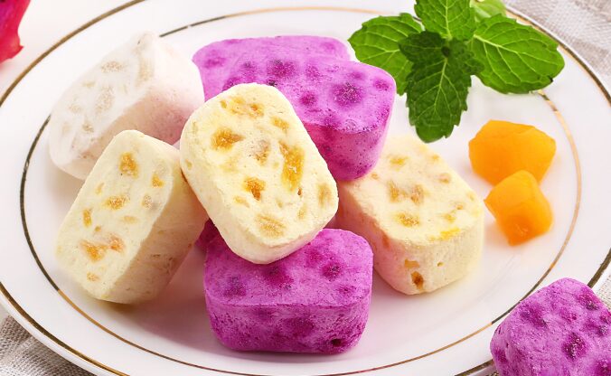 bánh sữa chua cho bé sấy thăng hoa