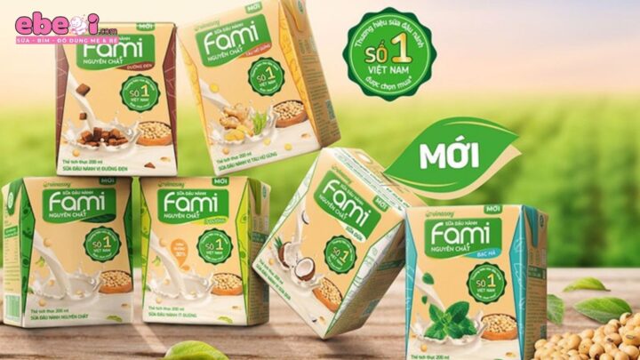 Tổng quan về sữa đậu nành Fami cho bà bầu 3 tháng đầu