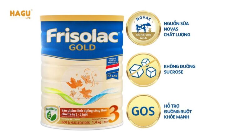 Sữa Frisolac Gold Pro số 3 đầy đủ dinh dưỡng