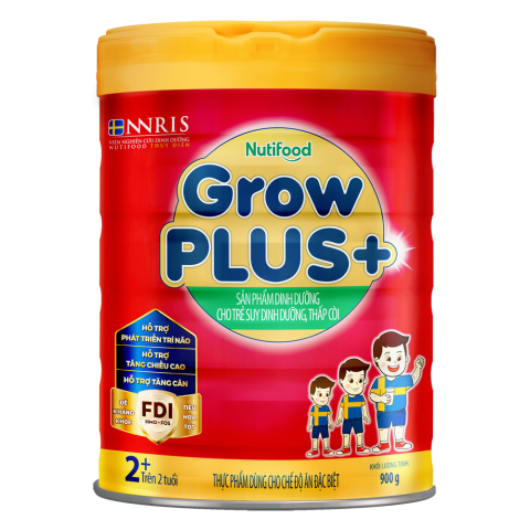 Sữa GrowPLUS+ Đỏ hỗ trợ tăng chiều cao cho bé trên 2 tuổi