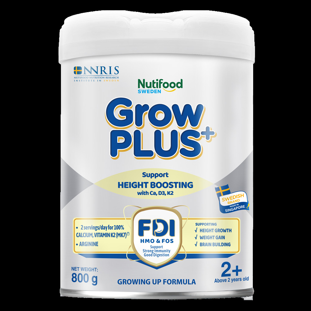 Sữa GrowPLUS+ Height Boosting chuyên biệt cho chiều cao