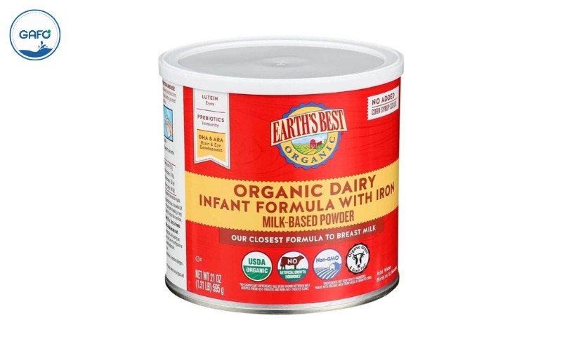 Sữa hữu cơ Earth’s Best Organic Dairy từ Mỹ