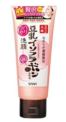 Sữa rửa mặt Sana Nameraka Isoflavone giúp ngăn ngừa lão hóa da nhờ chiết xuất đậu nành, một sản phẩm đáng tin cậy trong các thương hiệu sữa rửa mặt