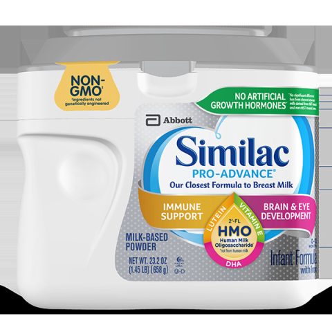 Sữa Similac Pro Advance nắp bạc Mỹ, phát triển toàn diện