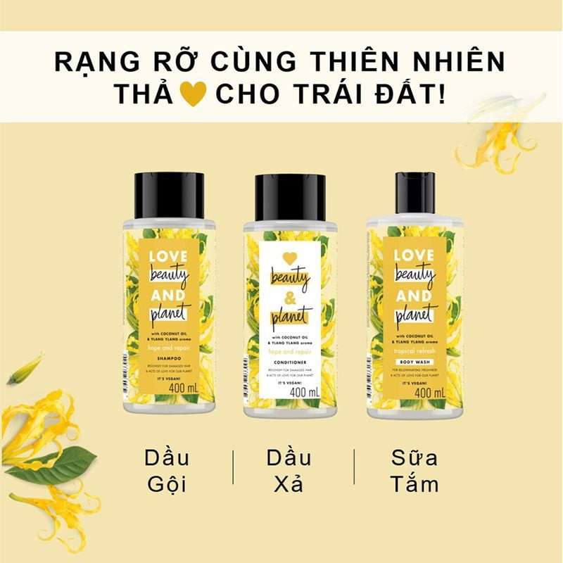 Sữa tắm Love Beauty And Planet Tropical Hydration